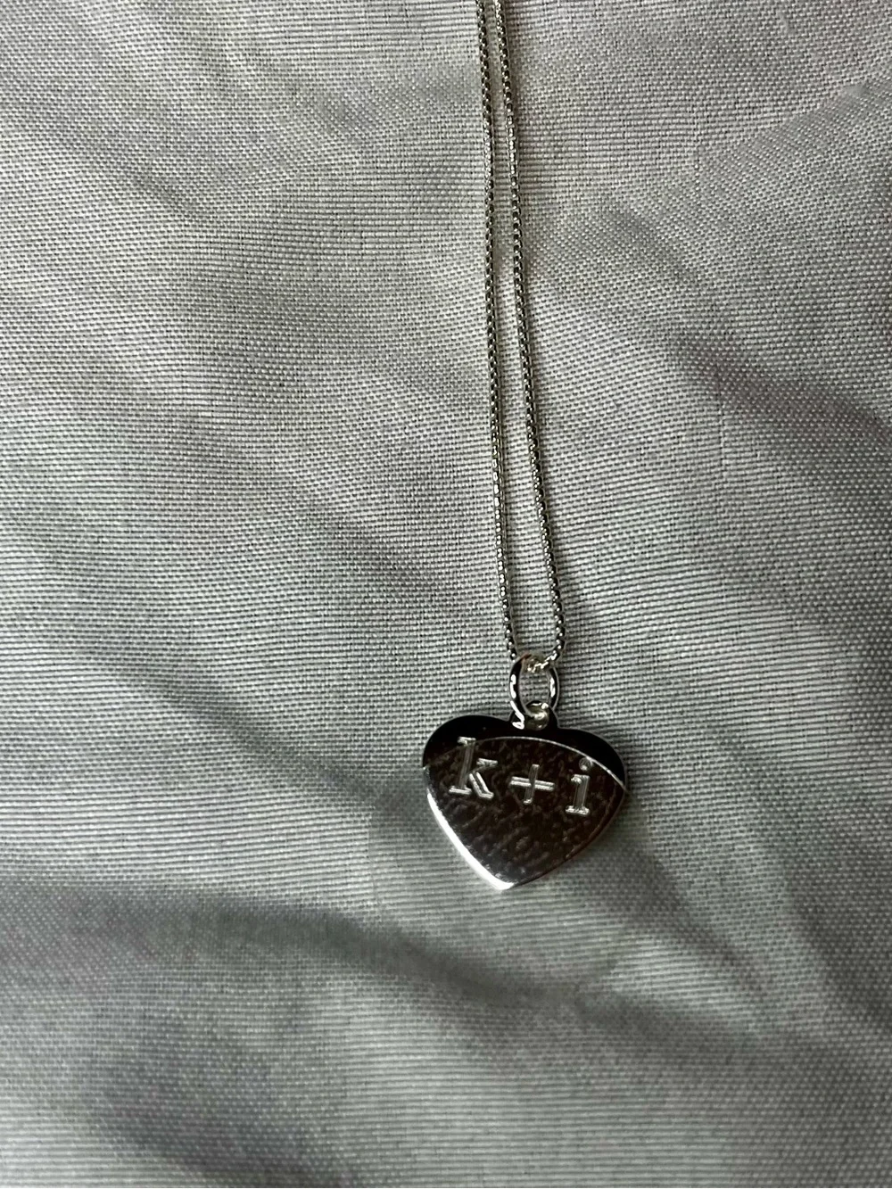 Cherished Moments Sterling Silver Heart Necklace - Pink Box